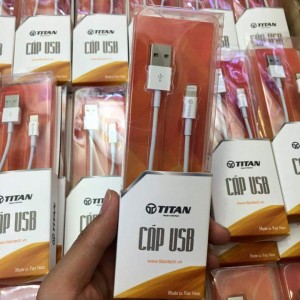 cáp sạc lighting titan cho iphone
