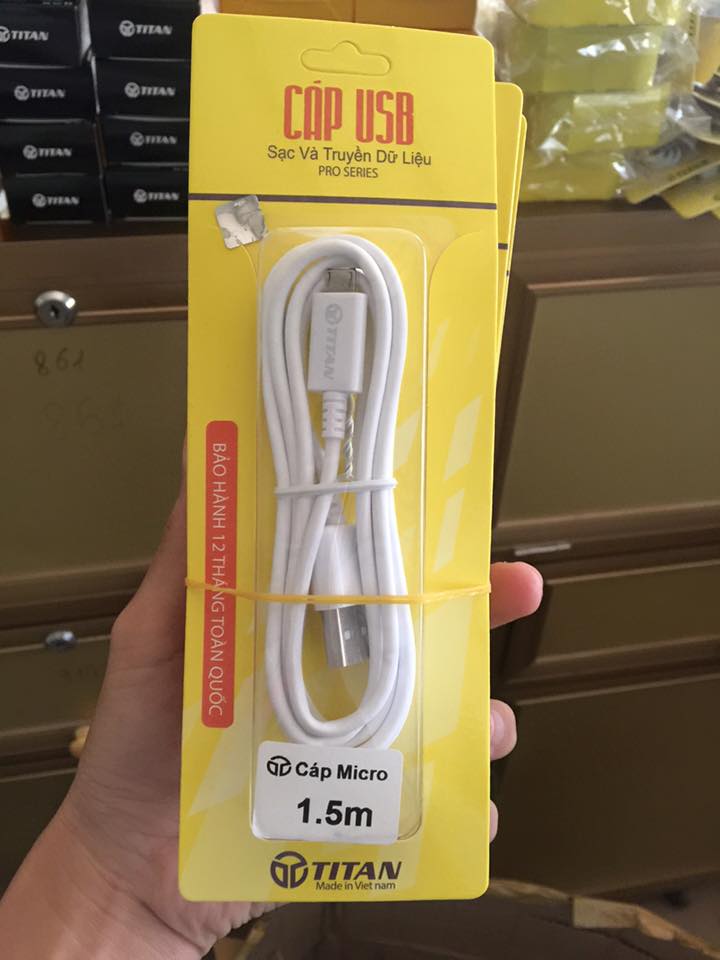 Cáp usb micro titan
