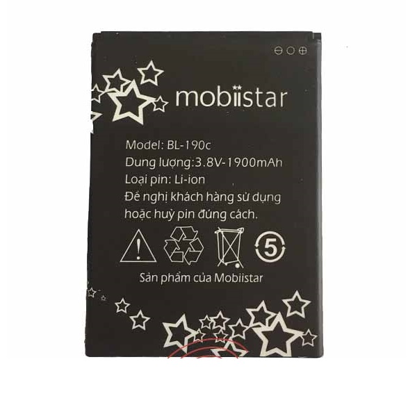 Pin Mobiistar Lai  Z BL-190C