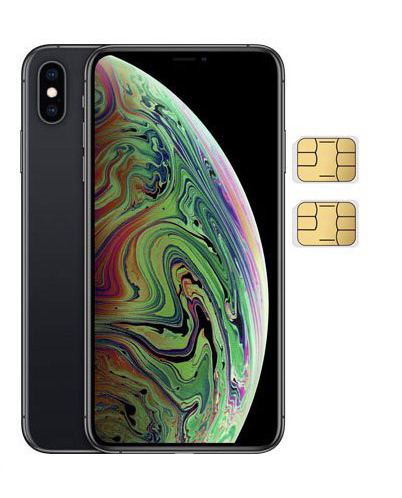 Điện Thoại iPhone Apple XS Max 64GB 2 Sim (Bạc - Xám) - Hàng xách tay LL