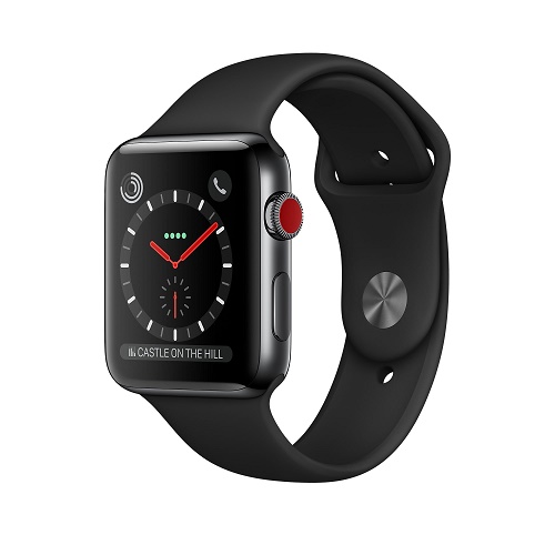 Apple Watch Sport Series 3 42mm Space Gray MQK22 LL 4G - 16GB