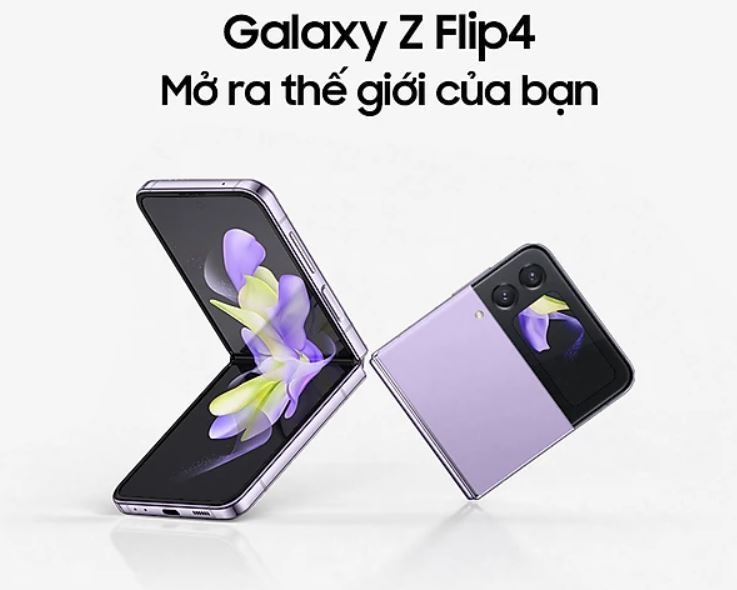 Điện thoại Samsung Galaxy Z Flip4 8GB 128GB - Hàng chính hãng