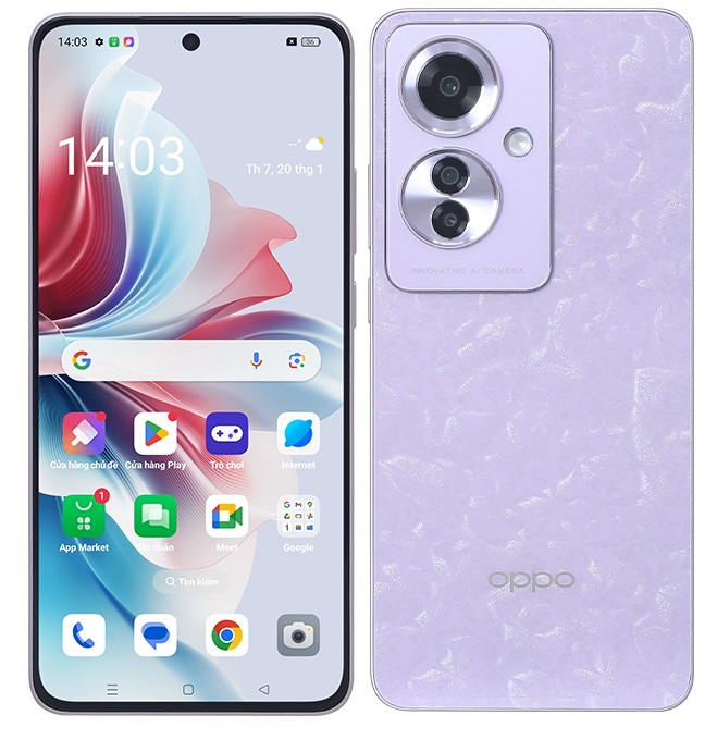 Điện thoại OPPO Reno11 F 5G (8GB-256GB) - Hàng chính hãng