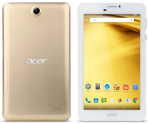 Acer Iconia B1-723 (PowerVR SGX 544MP, 1.3 GHz, 1GB RAM, 16GB Flash Driver, 7 inch, Android OS v5.1)