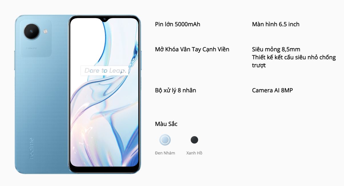 Điện Thoại Realme C30s 2GB 32GB - Hàng Chính Hãng