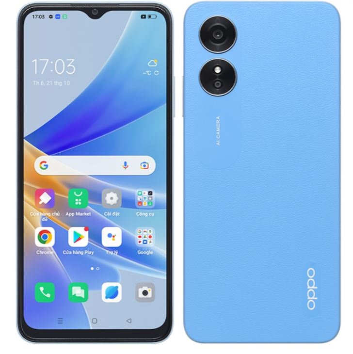 Điện thoại OPPO A17 4GB 64GB - Hàng chính hãng